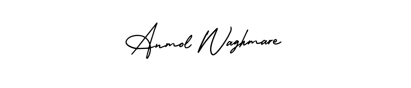 Use a signature maker to create a handwritten signature online. With this signature software, you can design (AmerikaSignatureDemo-Regular) your own signature for name Anmol Waghmare. Anmol Waghmare signature style 3 images and pictures png