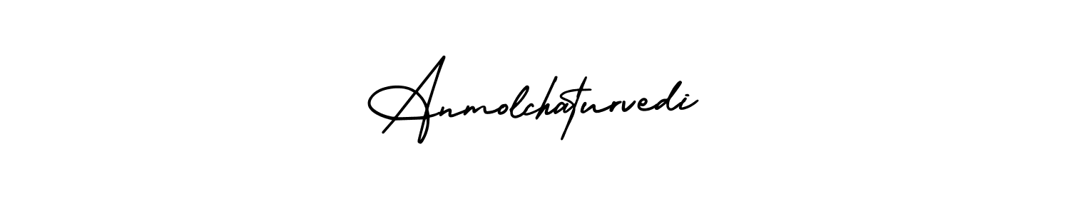 Make a beautiful signature design for name Anmolchaturvedi. Use this online signature maker to create a handwritten signature for free. Anmolchaturvedi signature style 3 images and pictures png