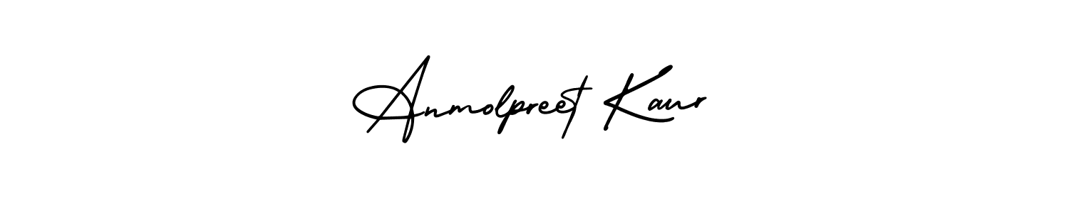 Anmolpreet Kaur stylish signature style. Best Handwritten Sign (AmerikaSignatureDemo-Regular) for my name. Handwritten Signature Collection Ideas for my name Anmolpreet Kaur. Anmolpreet Kaur signature style 3 images and pictures png