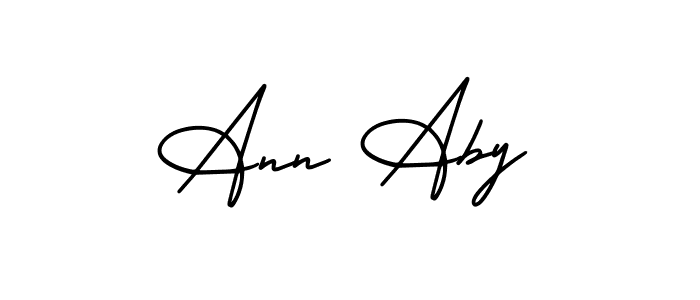 Check out images of Autograph of Ann Aby name. Actor Ann Aby Signature Style. AmerikaSignatureDemo-Regular is a professional sign style online. Ann Aby signature style 3 images and pictures png