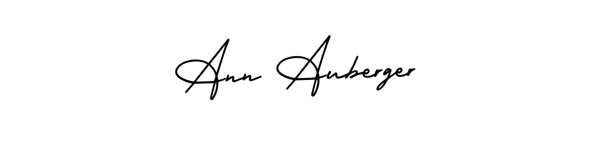 Ann Auberger stylish signature style. Best Handwritten Sign (AmerikaSignatureDemo-Regular) for my name. Handwritten Signature Collection Ideas for my name Ann Auberger. Ann Auberger signature style 3 images and pictures png