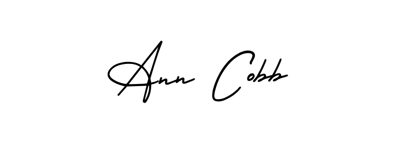 How to Draw Ann Cobb signature style? AmerikaSignatureDemo-Regular is a latest design signature styles for name Ann Cobb. Ann Cobb signature style 3 images and pictures png