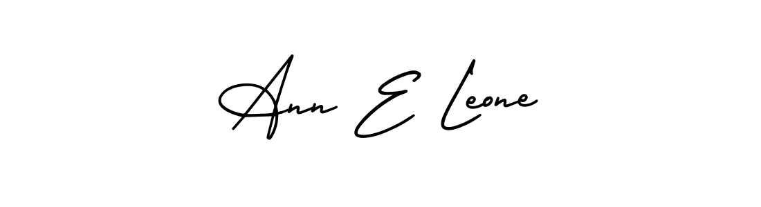 Create a beautiful signature design for name Ann E Leone. With this signature (AmerikaSignatureDemo-Regular) fonts, you can make a handwritten signature for free. Ann E Leone signature style 3 images and pictures png