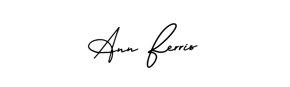 Ann Ferris stylish signature style. Best Handwritten Sign (AmerikaSignatureDemo-Regular) for my name. Handwritten Signature Collection Ideas for my name Ann Ferris. Ann Ferris signature style 3 images and pictures png