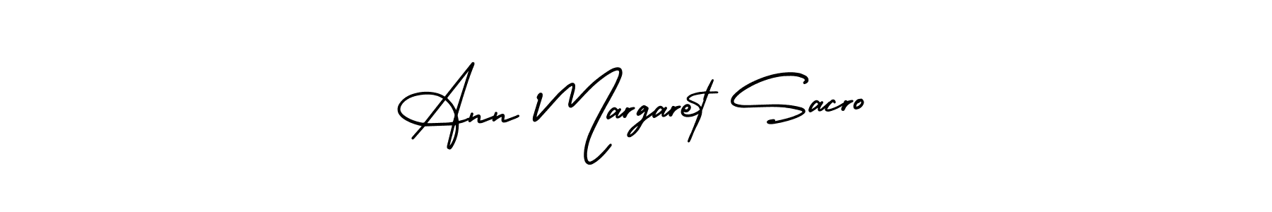 Also we have Ann Margaret Sacro name is the best signature style. Create professional handwritten signature collection using AmerikaSignatureDemo-Regular autograph style. Ann Margaret Sacro signature style 3 images and pictures png