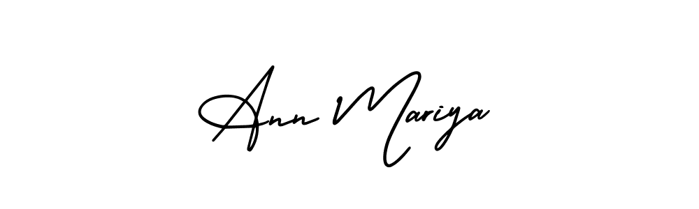 Similarly AmerikaSignatureDemo-Regular is the best handwritten signature design. Signature creator online .You can use it as an online autograph creator for name Ann Mariya. Ann Mariya signature style 3 images and pictures png