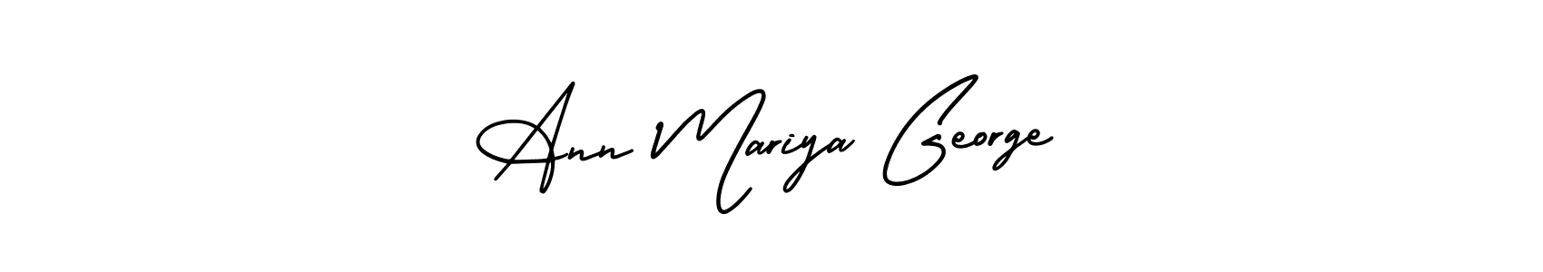 How to make Ann Mariya George signature? AmerikaSignatureDemo-Regular is a professional autograph style. Create handwritten signature for Ann Mariya George name. Ann Mariya George signature style 3 images and pictures png