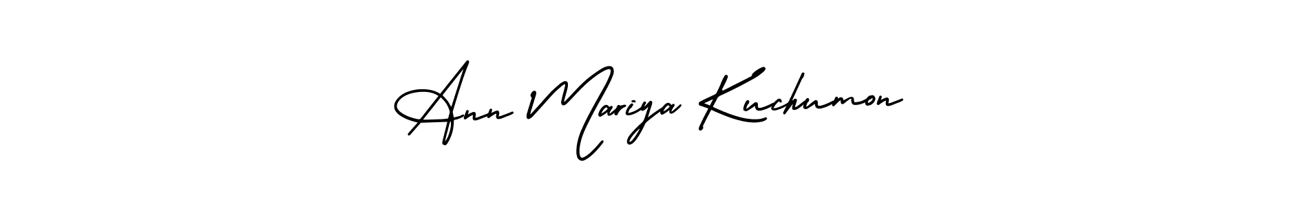 How to make Ann Mariya Kuchumon signature? AmerikaSignatureDemo-Regular is a professional autograph style. Create handwritten signature for Ann Mariya Kuchumon name. Ann Mariya Kuchumon signature style 3 images and pictures png