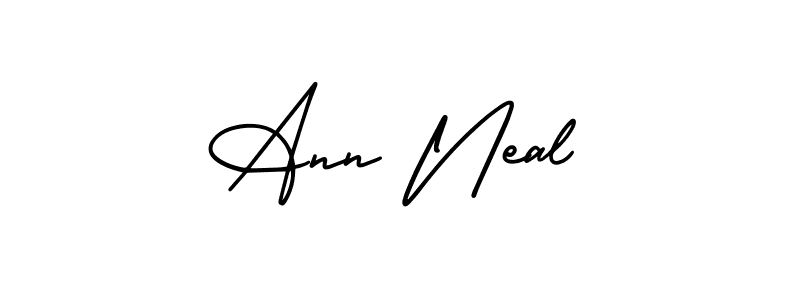Make a beautiful signature design for name Ann Neal. Use this online signature maker to create a handwritten signature for free. Ann Neal signature style 3 images and pictures png