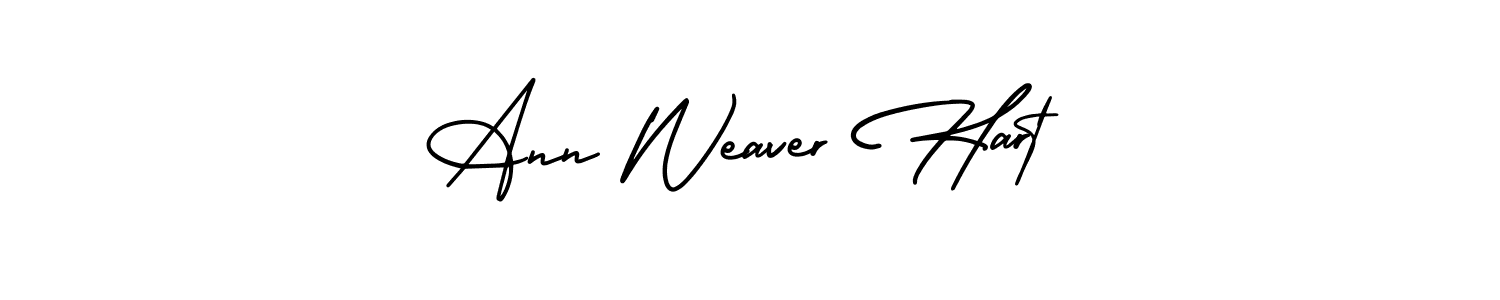 Best and Professional Signature Style for Ann Weaver Hart. AmerikaSignatureDemo-Regular Best Signature Style Collection. Ann Weaver Hart signature style 3 images and pictures png