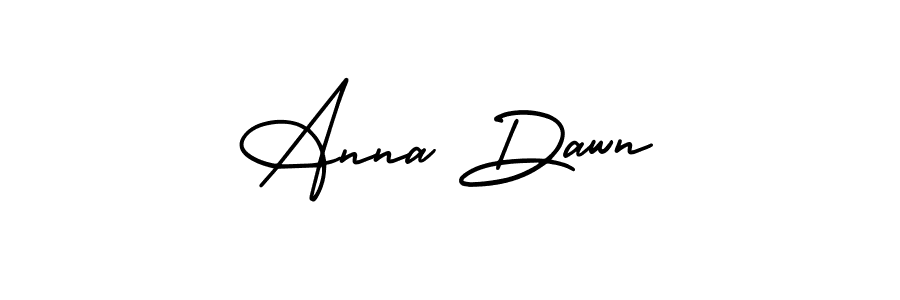 How to make Anna Dawn signature? AmerikaSignatureDemo-Regular is a professional autograph style. Create handwritten signature for Anna Dawn name. Anna Dawn signature style 3 images and pictures png