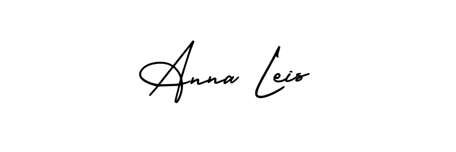 This is the best signature style for the Anna Leis name. Also you like these signature font (AmerikaSignatureDemo-Regular). Mix name signature. Anna Leis signature style 3 images and pictures png