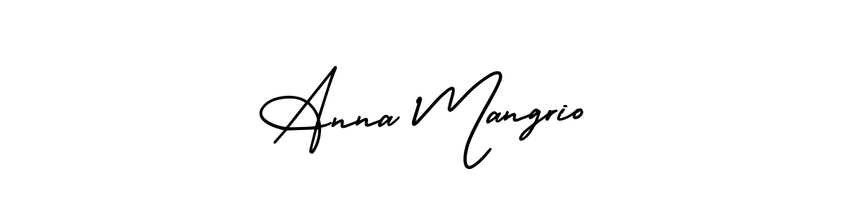 Make a beautiful signature design for name Anna Mangrio. Use this online signature maker to create a handwritten signature for free. Anna Mangrio signature style 3 images and pictures png