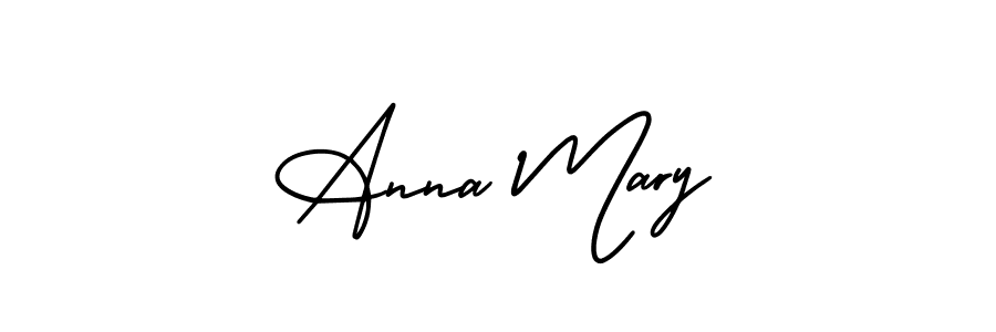 Use a signature maker to create a handwritten signature online. With this signature software, you can design (AmerikaSignatureDemo-Regular) your own signature for name Anna Mary. Anna Mary signature style 3 images and pictures png