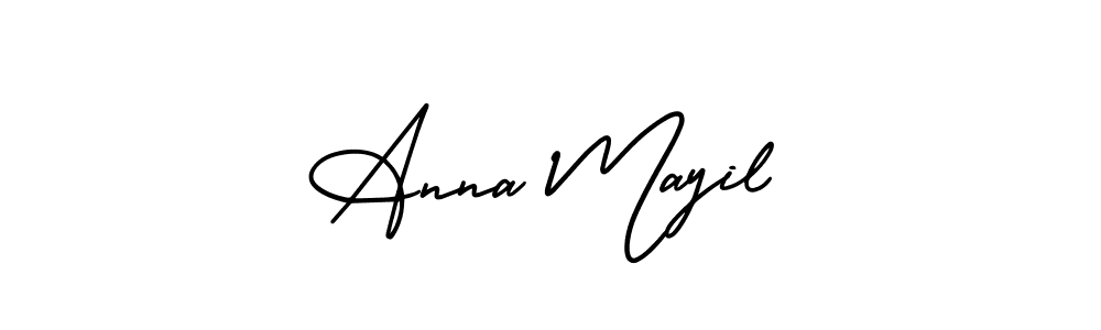 Anna Mayil stylish signature style. Best Handwritten Sign (AmerikaSignatureDemo-Regular) for my name. Handwritten Signature Collection Ideas for my name Anna Mayil. Anna Mayil signature style 3 images and pictures png