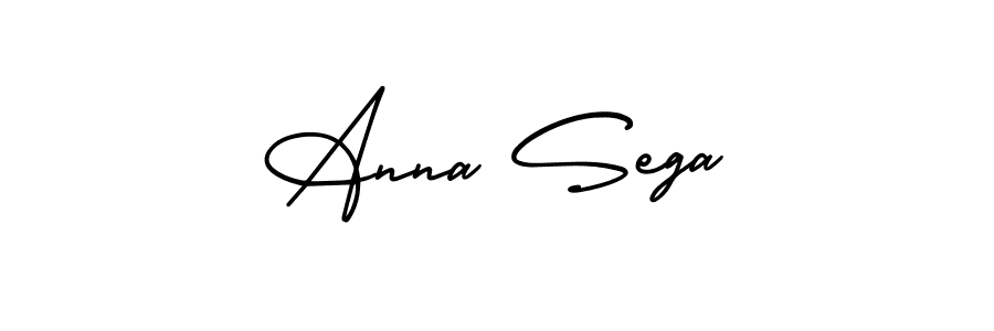 How to make Anna Sega signature? AmerikaSignatureDemo-Regular is a professional autograph style. Create handwritten signature for Anna Sega name. Anna Sega signature style 3 images and pictures png