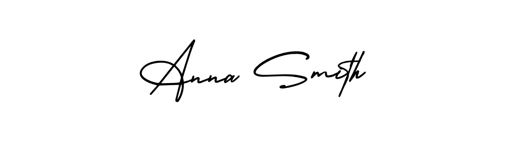 Design your own signature with our free online signature maker. With this signature software, you can create a handwritten (AmerikaSignatureDemo-Regular) signature for name Anna Smith. Anna Smith signature style 3 images and pictures png