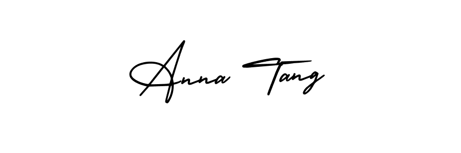 Create a beautiful signature design for name Anna Tang. With this signature (AmerikaSignatureDemo-Regular) fonts, you can make a handwritten signature for free. Anna Tang signature style 3 images and pictures png