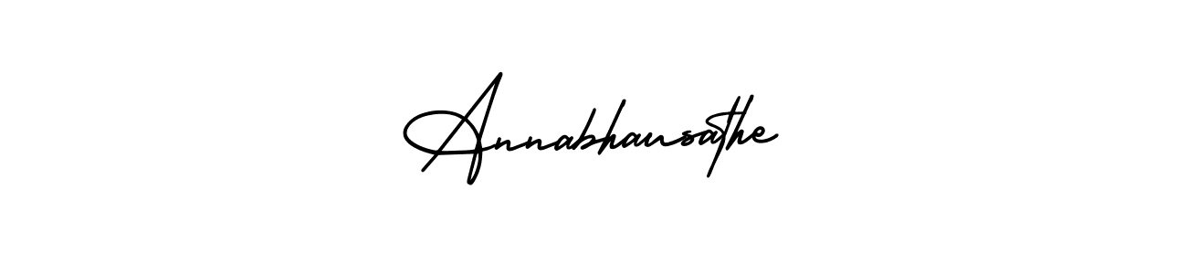 How to Draw Annabhausathe signature style? AmerikaSignatureDemo-Regular is a latest design signature styles for name Annabhausathe. Annabhausathe signature style 3 images and pictures png