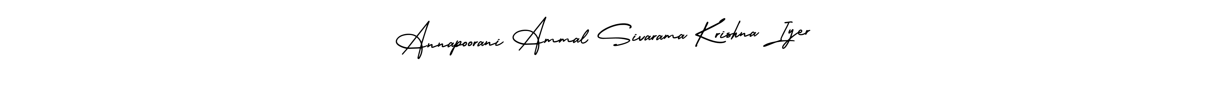 Annapoorani Ammal Sivarama Krishna Iyer stylish signature style. Best Handwritten Sign (AmerikaSignatureDemo-Regular) for my name. Handwritten Signature Collection Ideas for my name Annapoorani Ammal Sivarama Krishna Iyer. Annapoorani Ammal Sivarama Krishna Iyer signature style 3 images and pictures png