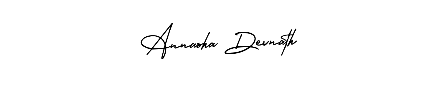 AmerikaSignatureDemo-Regular is a professional signature style that is perfect for those who want to add a touch of class to their signature. It is also a great choice for those who want to make their signature more unique. Get Annasha Devnath name to fancy signature for free. Annasha Devnath signature style 3 images and pictures png