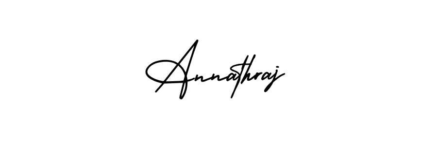 The best way (AmerikaSignatureDemo-Regular) to make a short signature is to pick only two or three words in your name. The name Annathraj include a total of six letters. For converting this name. Annathraj signature style 3 images and pictures png