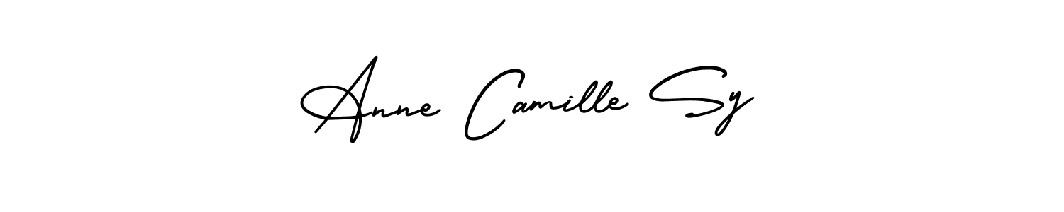 Make a short Anne Camille Sy signature style. Manage your documents anywhere anytime using AmerikaSignatureDemo-Regular. Create and add eSignatures, submit forms, share and send files easily. Anne Camille Sy signature style 3 images and pictures png