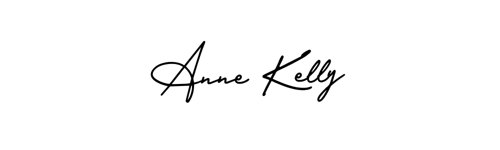 Make a beautiful signature design for name Anne Kelly. With this signature (AmerikaSignatureDemo-Regular) style, you can create a handwritten signature for free. Anne Kelly signature style 3 images and pictures png
