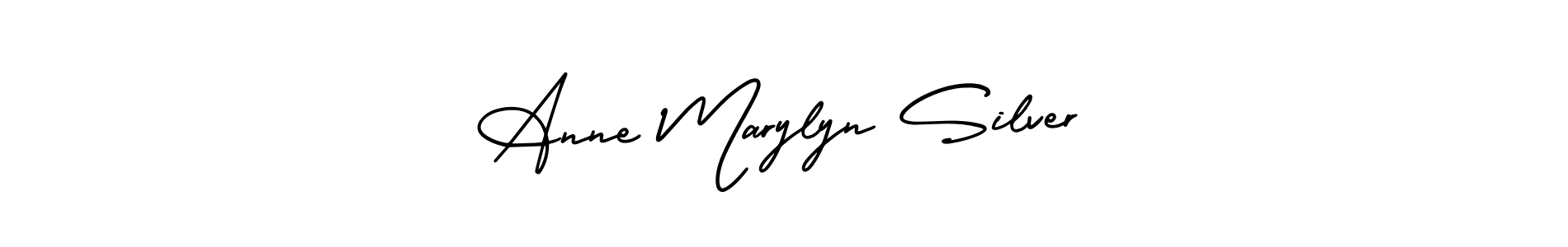 Use a signature maker to create a handwritten signature online. With this signature software, you can design (AmerikaSignatureDemo-Regular) your own signature for name Anne Marylyn Silver. Anne Marylyn Silver signature style 3 images and pictures png