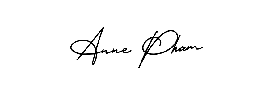Make a beautiful signature design for name Anne Pham. With this signature (AmerikaSignatureDemo-Regular) style, you can create a handwritten signature for free. Anne Pham signature style 3 images and pictures png