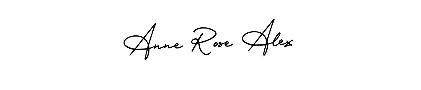 The best way (AmerikaSignatureDemo-Regular) to make a short signature is to pick only two or three words in your name. The name Anne Rose Alex include a total of six letters. For converting this name. Anne Rose Alex signature style 3 images and pictures png