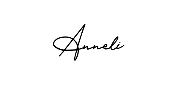 Create a beautiful signature design for name Anneli. With this signature (AmerikaSignatureDemo-Regular) fonts, you can make a handwritten signature for free. Anneli signature style 3 images and pictures png