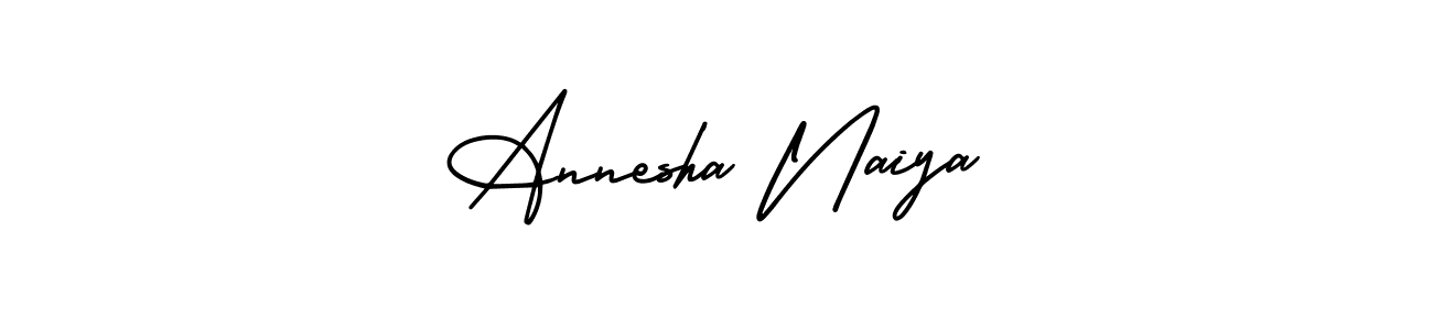 Here are the top 10 professional signature styles for the name Annesha Naiya. These are the best autograph styles you can use for your name. Annesha Naiya signature style 3 images and pictures png