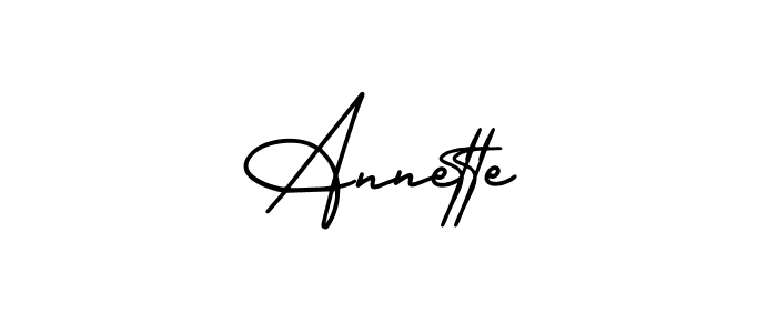 Design your own signature with our free online signature maker. With this signature software, you can create a handwritten (AmerikaSignatureDemo-Regular) signature for name Annette. Annette signature style 3 images and pictures png