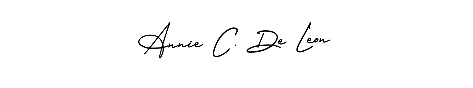 Here are the top 10 professional signature styles for the name Annie C. De Leon. These are the best autograph styles you can use for your name. Annie C. De Leon signature style 3 images and pictures png