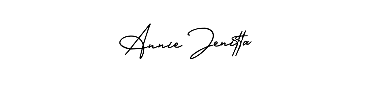 Design your own signature with our free online signature maker. With this signature software, you can create a handwritten (AmerikaSignatureDemo-Regular) signature for name Annie Jenitta. Annie Jenitta signature style 3 images and pictures png