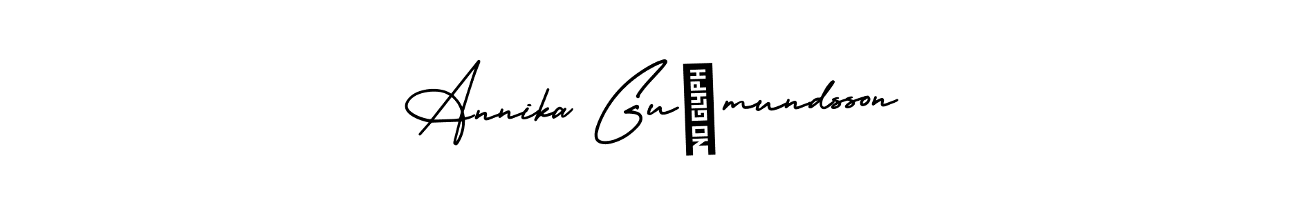 How to make Annika Guðmundsson signature? AmerikaSignatureDemo-Regular is a professional autograph style. Create handwritten signature for Annika Guðmundsson name. Annika Guðmundsson signature style 3 images and pictures png