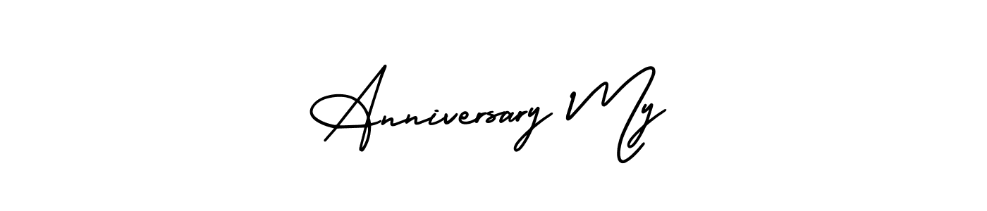 How to make Anniversary My signature? AmerikaSignatureDemo-Regular is a professional autograph style. Create handwritten signature for Anniversary My name. Anniversary My signature style 3 images and pictures png