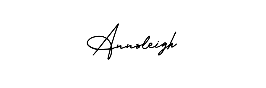 This is the best signature style for the Annsleigh name. Also you like these signature font (AmerikaSignatureDemo-Regular). Mix name signature. Annsleigh signature style 3 images and pictures png
