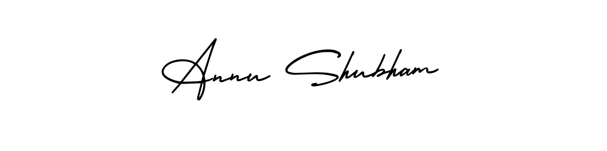 Here are the top 10 professional signature styles for the name Annu Shubham. These are the best autograph styles you can use for your name. Annu Shubham signature style 3 images and pictures png