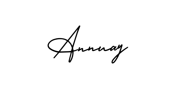 Make a beautiful signature design for name Annuay. Use this online signature maker to create a handwritten signature for free. Annuay signature style 3 images and pictures png