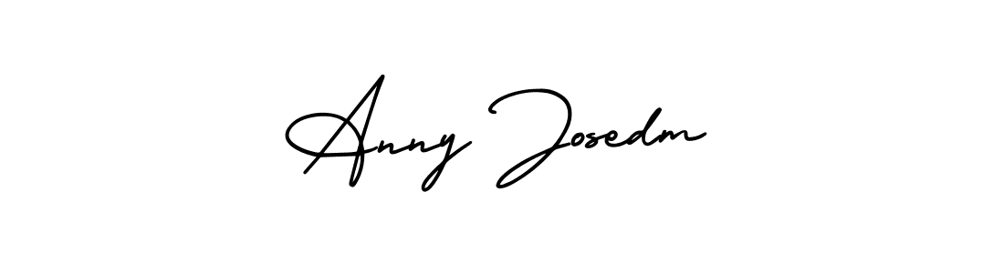 Make a beautiful signature design for name Anny Josedm. With this signature (AmerikaSignatureDemo-Regular) style, you can create a handwritten signature for free. Anny Josedm signature style 3 images and pictures png