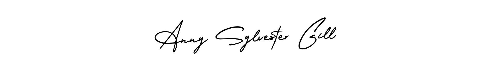 Also we have Anny Sylvester Gill name is the best signature style. Create professional handwritten signature collection using AmerikaSignatureDemo-Regular autograph style. Anny Sylvester Gill signature style 3 images and pictures png
