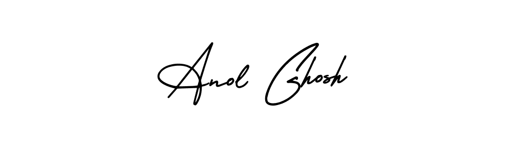 How to make Anol Ghosh signature? AmerikaSignatureDemo-Regular is a professional autograph style. Create handwritten signature for Anol Ghosh name. Anol Ghosh signature style 3 images and pictures png