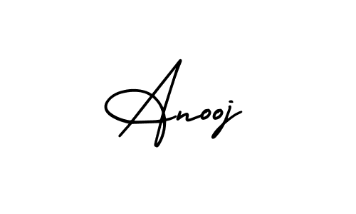 It looks lik you need a new signature style for name Anooj. Design unique handwritten (AmerikaSignatureDemo-Regular) signature with our free signature maker in just a few clicks. Anooj signature style 3 images and pictures png