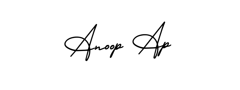 Make a short Anoop Ap signature style. Manage your documents anywhere anytime using AmerikaSignatureDemo-Regular. Create and add eSignatures, submit forms, share and send files easily. Anoop Ap signature style 3 images and pictures png