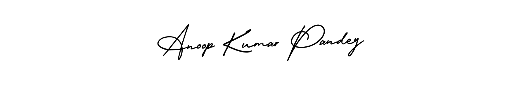 How to make Anoop Kumar Pandey signature? AmerikaSignatureDemo-Regular is a professional autograph style. Create handwritten signature for Anoop Kumar Pandey name. Anoop Kumar Pandey signature style 3 images and pictures png