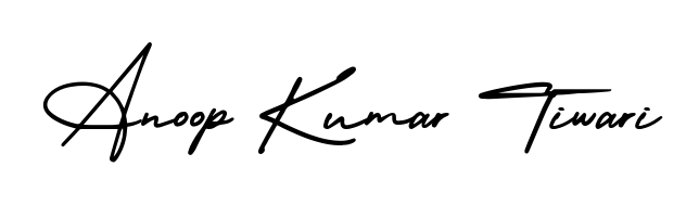 The AmerikaSignatureDemo-Regular handwriting style adds charm and authenticity to name Anoop Kumar Tiwari. A wonderful choice for personal thank-you notes. Anoop Kumar Tiwari signature style 3 images and pictures png