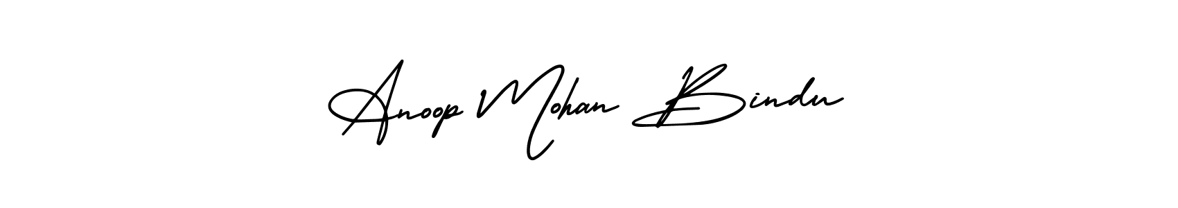Best and Professional Signature Style for Anoop Mohan Bindu. AmerikaSignatureDemo-Regular Best Signature Style Collection. Anoop Mohan Bindu signature style 3 images and pictures png