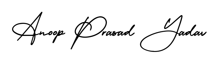 Also You can easily find your signature by using the search form. We will create Anoop Prasad Yadav name handwritten signature images for you free of cost using AmerikaSignatureDemo-Regular sign style. Anoop Prasad Yadav signature style 3 images and pictures png